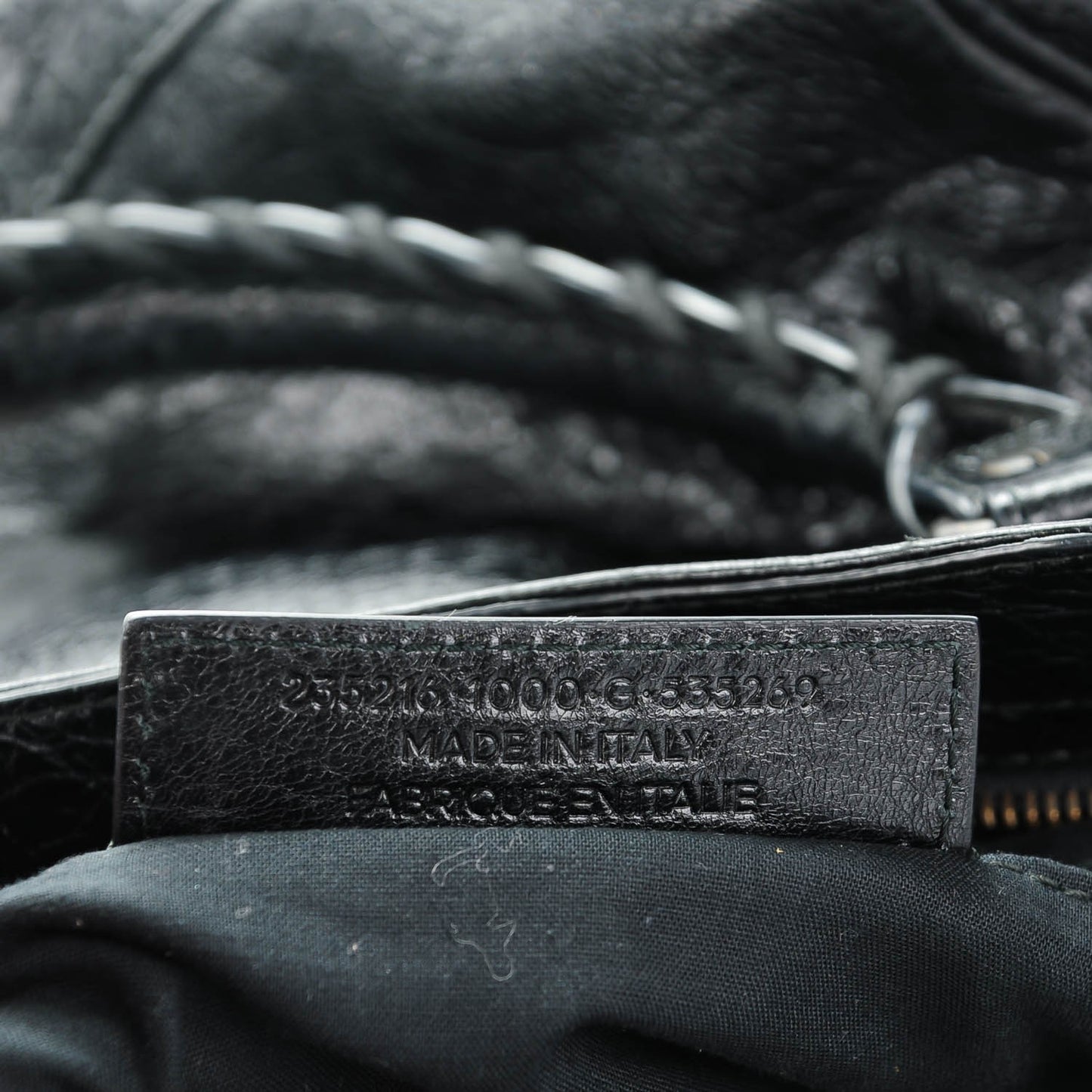 Agneau Classic Hardware Velo Black