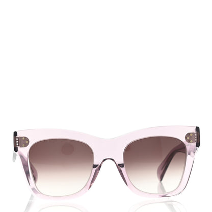 Celine Acetate Cat Eye Sunglasses CL4004IN Transparent Lilac 2 of 6