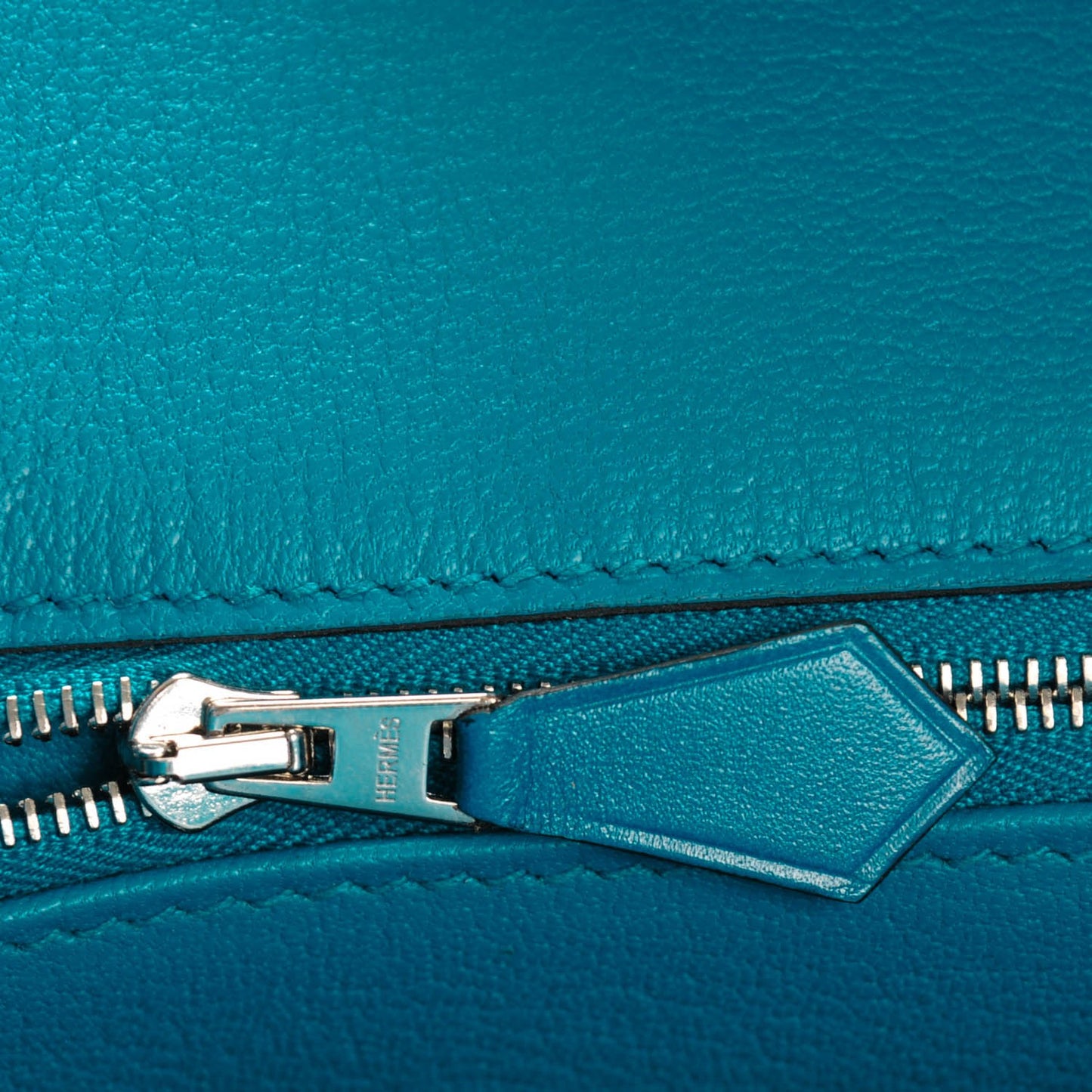 Tadelakt Birkin 30 Bleu Izmir