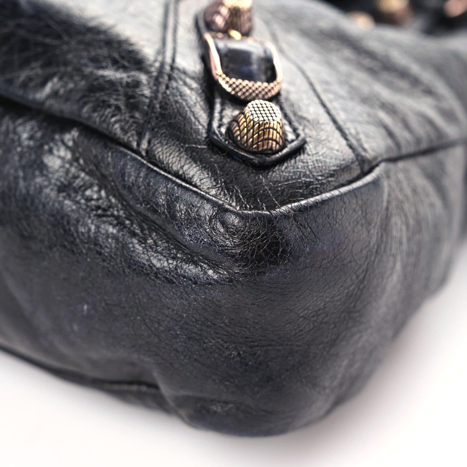 Balenciaga Agneau Giant 12 Rose Gold Hardware Town Black 5 of 18