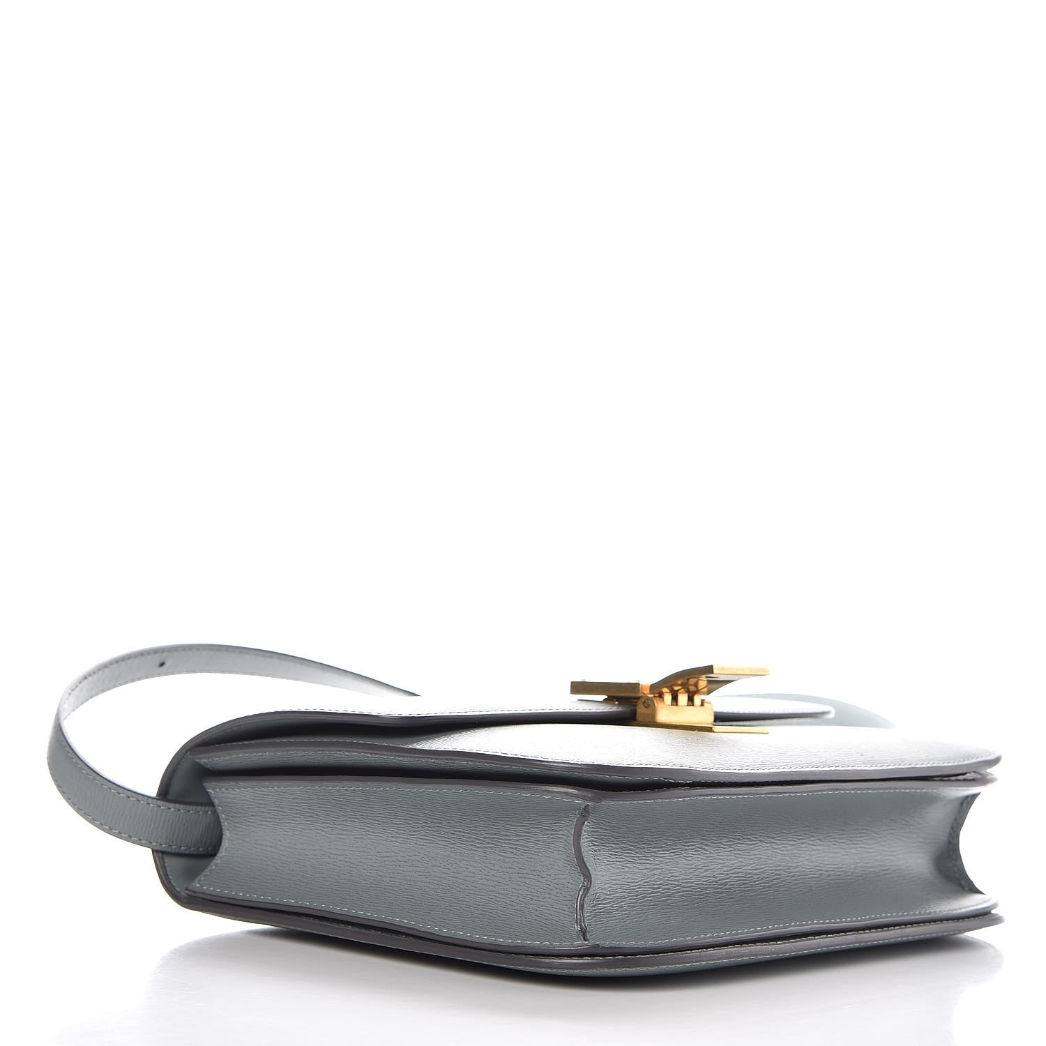 Celine Liege Calfskin Medium Classic Box Flap Bag Storm 4 of 7
