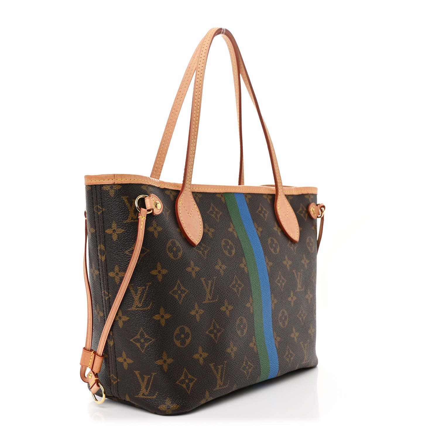 Louis Vuitton Monogram My LV Heritage Neverfull PM Bleu Clair Vert 4 of 11
