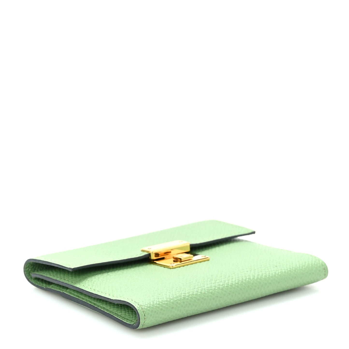 Epsom Mini Clic Card Holder Vert Criquet