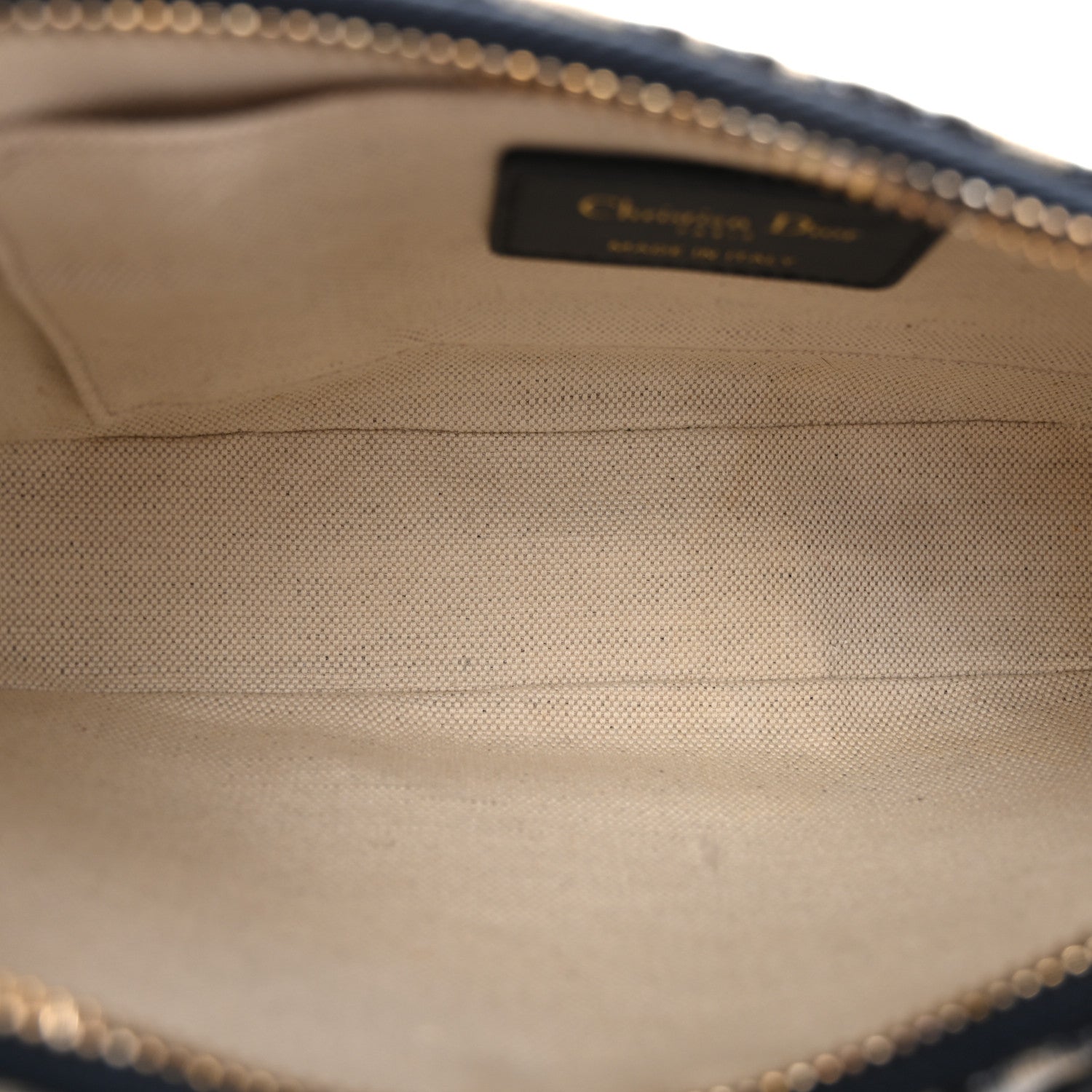 Christian Dior Oblique CD Lounge Bag Blue 4 of 11