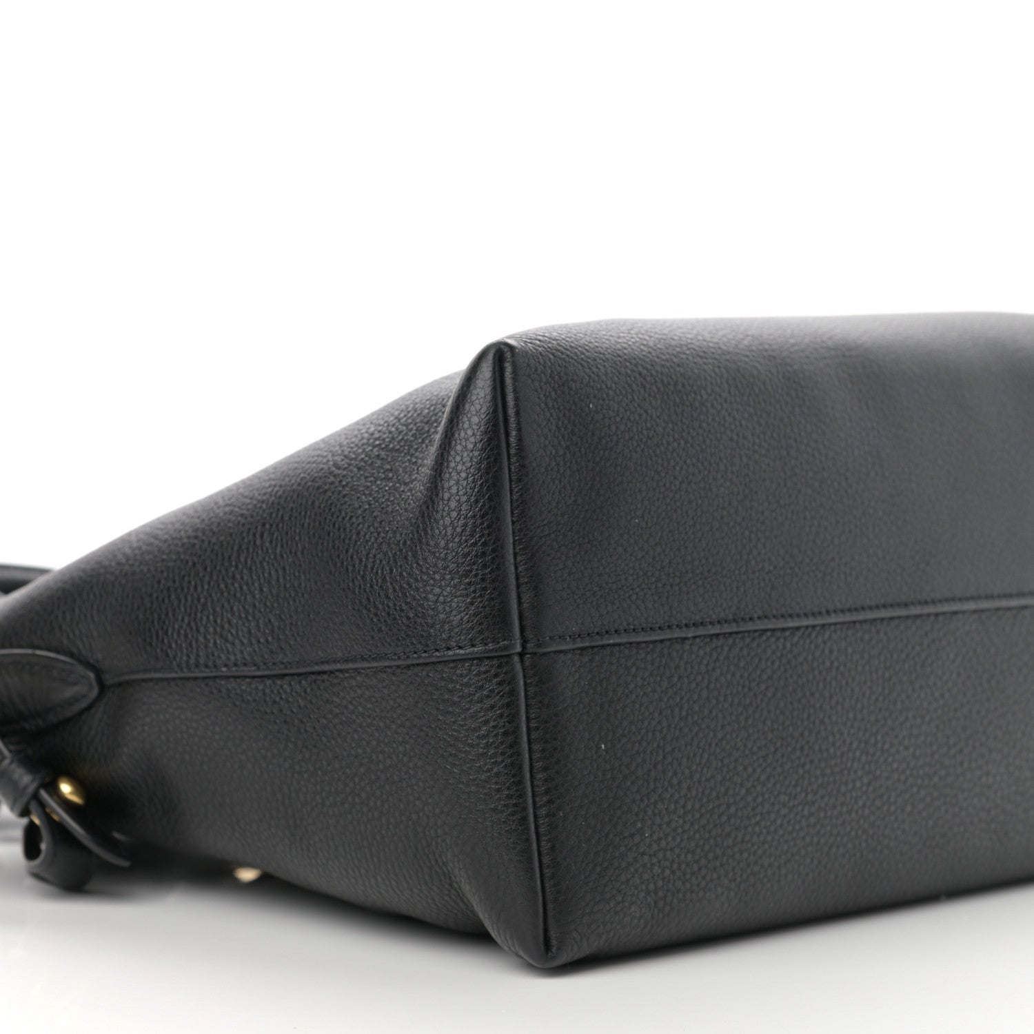 Prada Vitello Daino Shopping Tote Black 9 of 12
