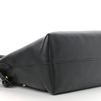Prada Vitello Daino Shopping Tote Black 9 of 12
