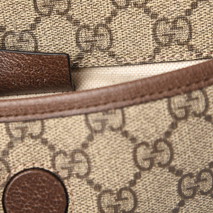 Gucci GG Supreme Monogram Neo Vintage Web Belt Bag Brown 9 of 11