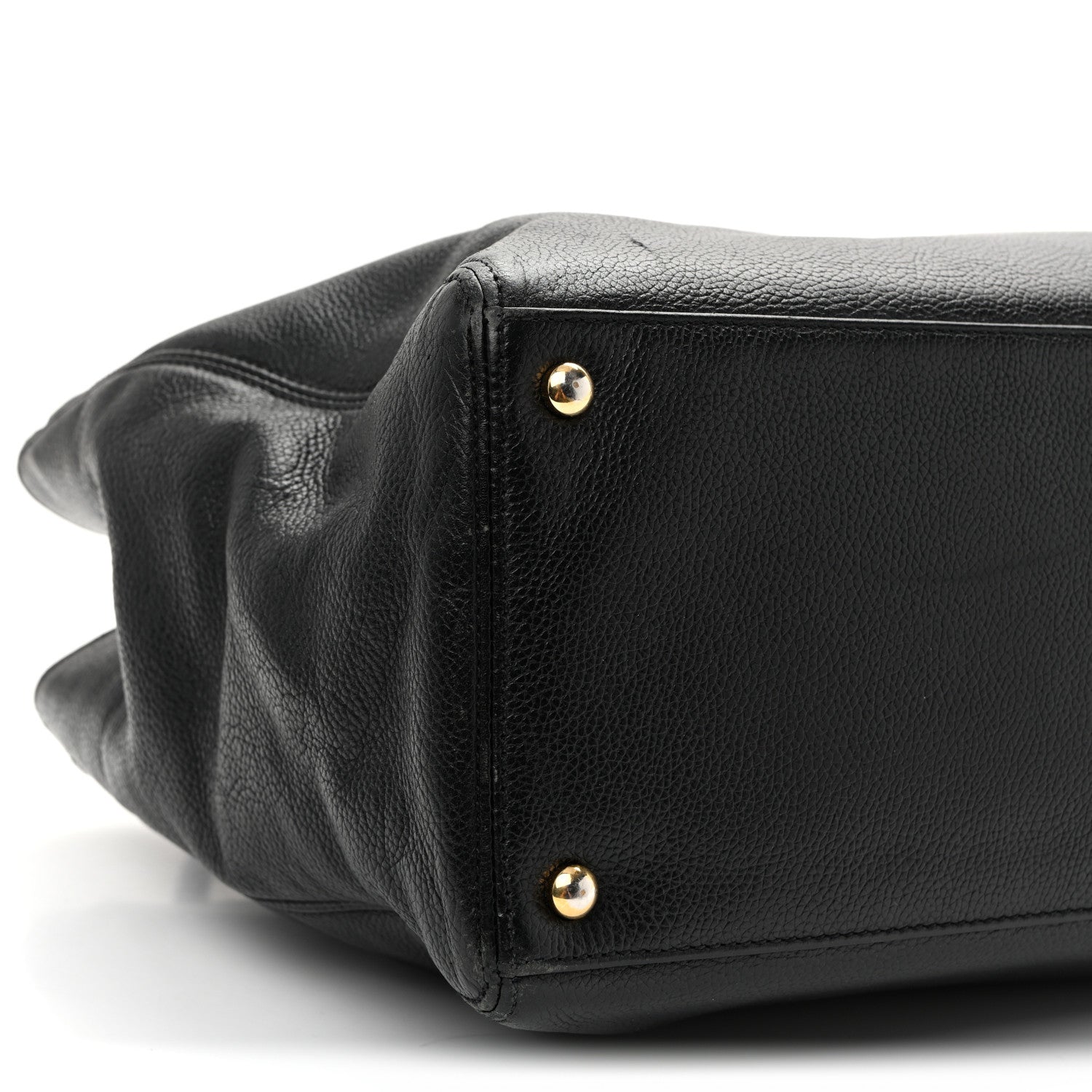 Chanel Calfskin Cerf Executive Shopper Tote Black 9 of 10