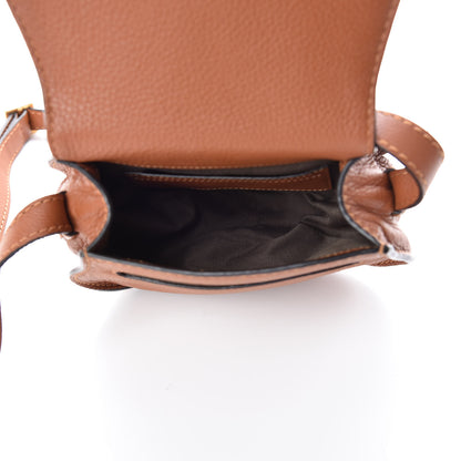 Chloe Calfskin Mini Marcie Round Crossbody Bag Tan 7 of 11