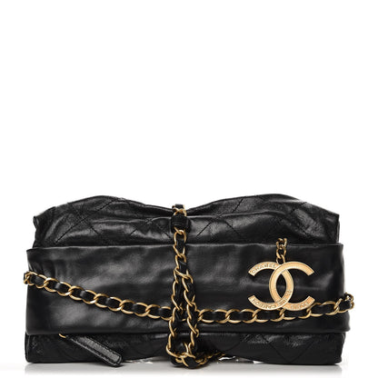 Chanel Calfskin Quilted Baluchon Black 1 of 7