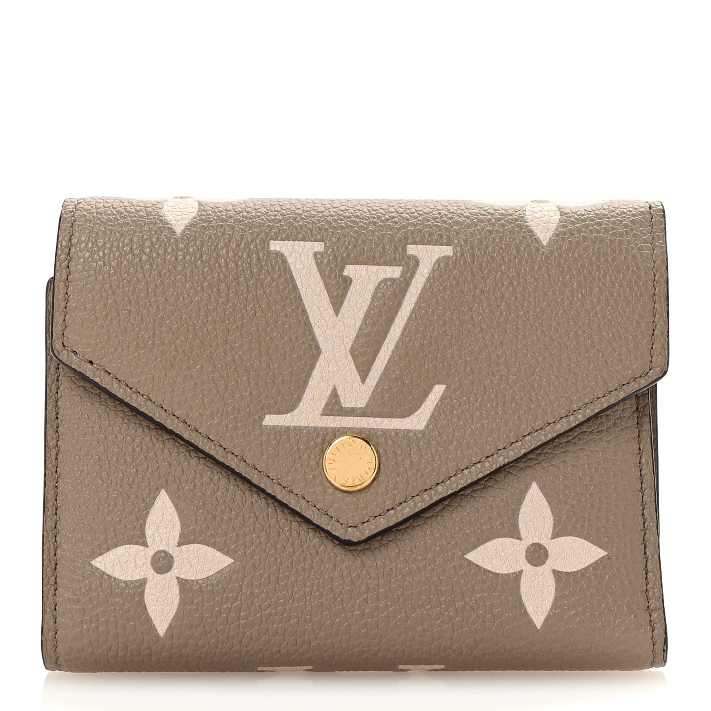 Empreinte Monogram Giant Victorine Wallet Tourterelle Creme