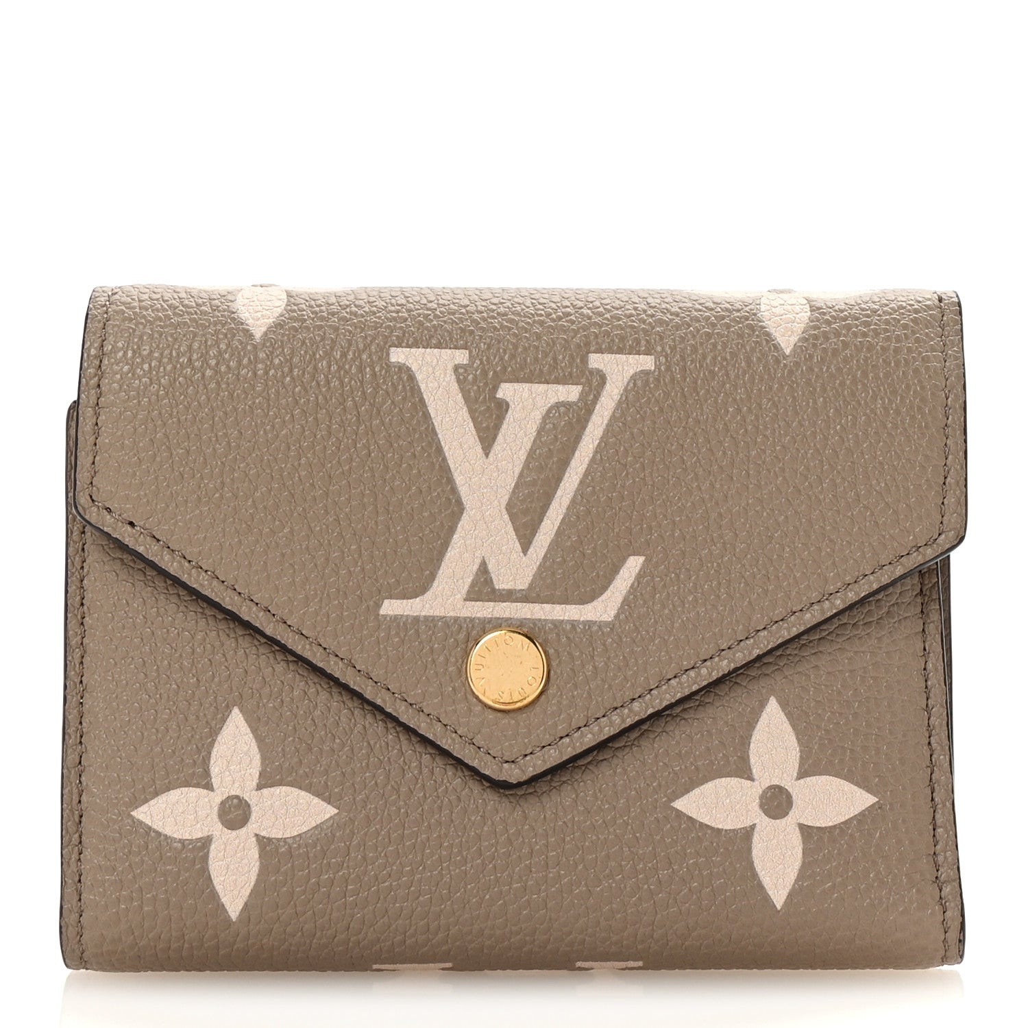 Louis Vuitton Empreinte Monogram Giant Victorine Wallet Tourterelle Creme 1 of 7