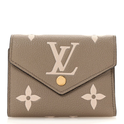Louis Vuitton Empreinte Monogram Giant Victorine Wallet Tourterelle Creme 1 of 7