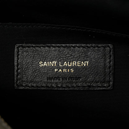 Saint Laurent Calfskin Matelasse Monogram Lou Camera Bag Dusty Grey 6 of 12