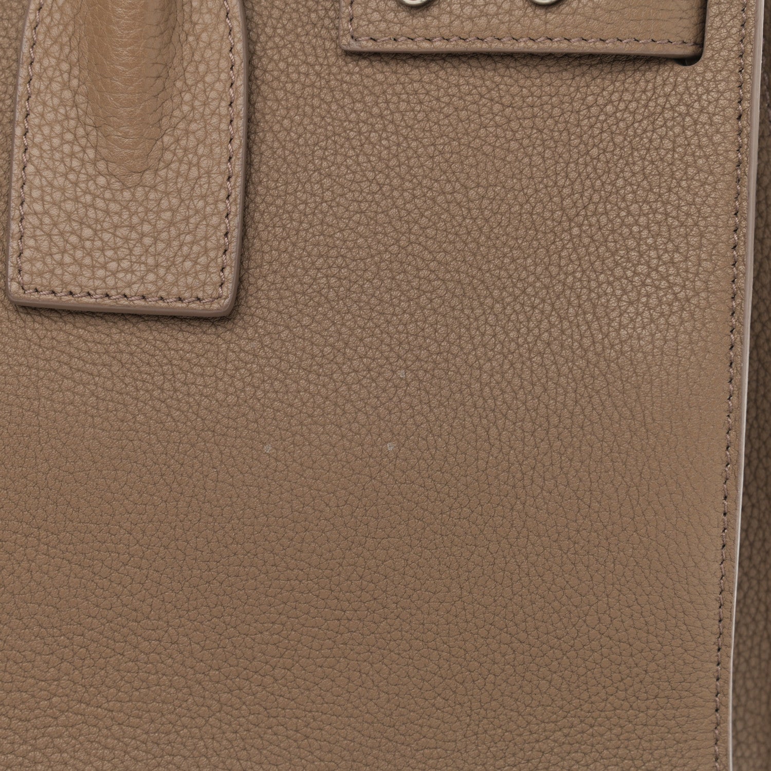 Saint Laurent Grained Calfskin Small Supple Sac De Jour Dark Beige 12 of 12