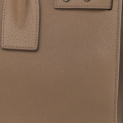Saint Laurent Grained Calfskin Small Supple Sac De Jour Dark Beige 12 of 12