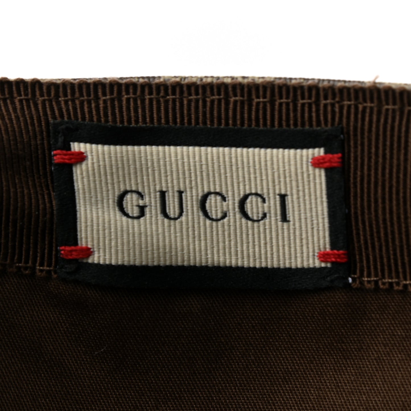 GG Supreme Monogram Boutique Print Baseball Hat M Beige