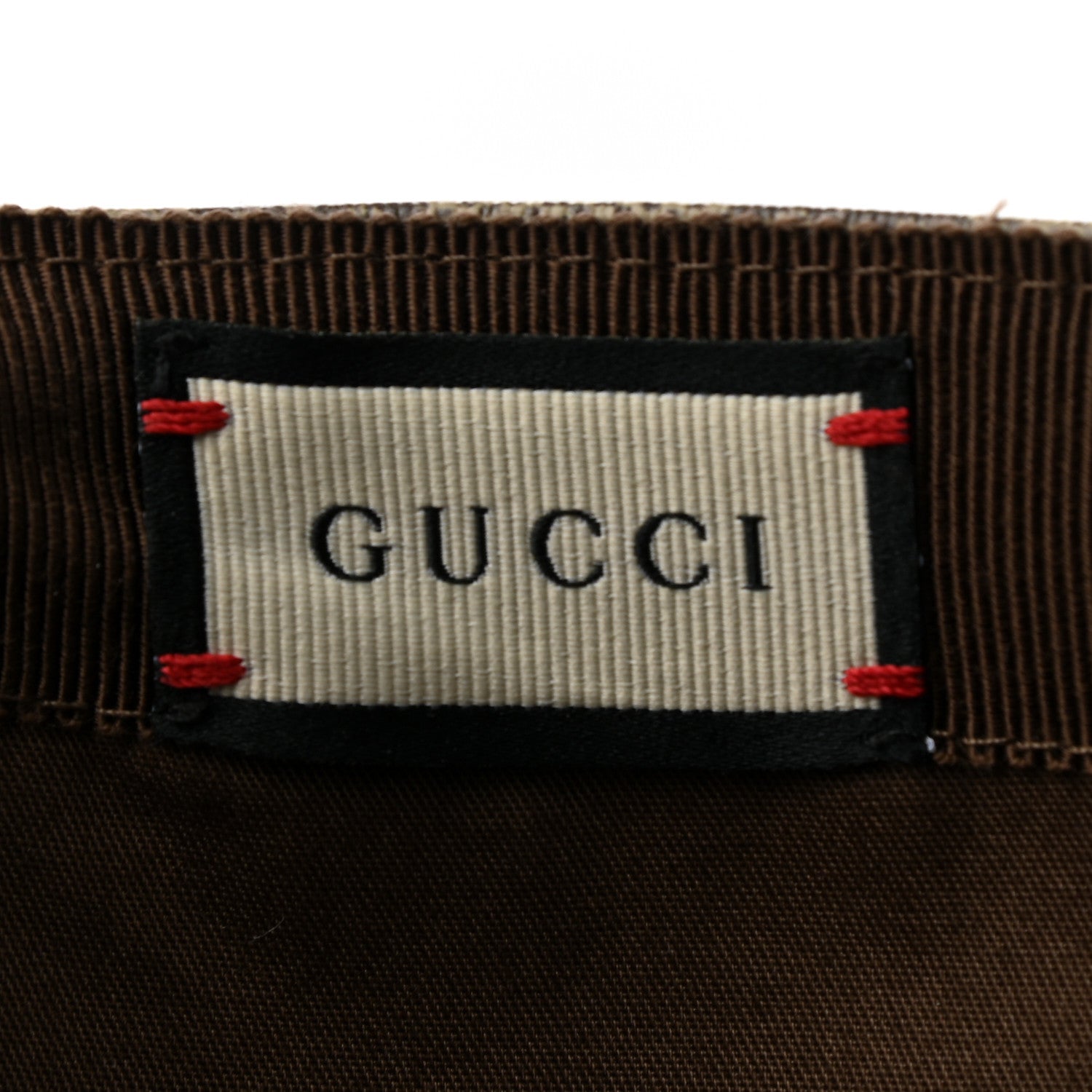 Gucci GG Supreme Monogram Boutique Print Baseball Hat M Beige 9 of 10