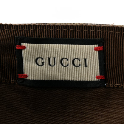 Gucci GG Supreme Monogram Boutique Print Baseball Hat M Beige 9 of 10