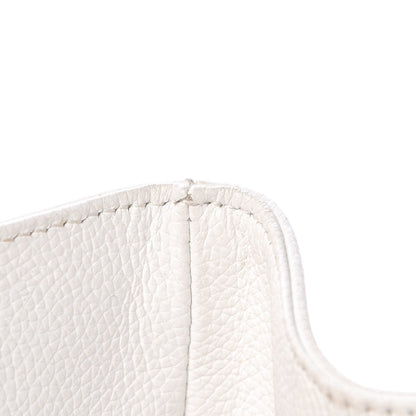 Chanel Calfskin Cerf Executive Shopper Tote White 16 of 33