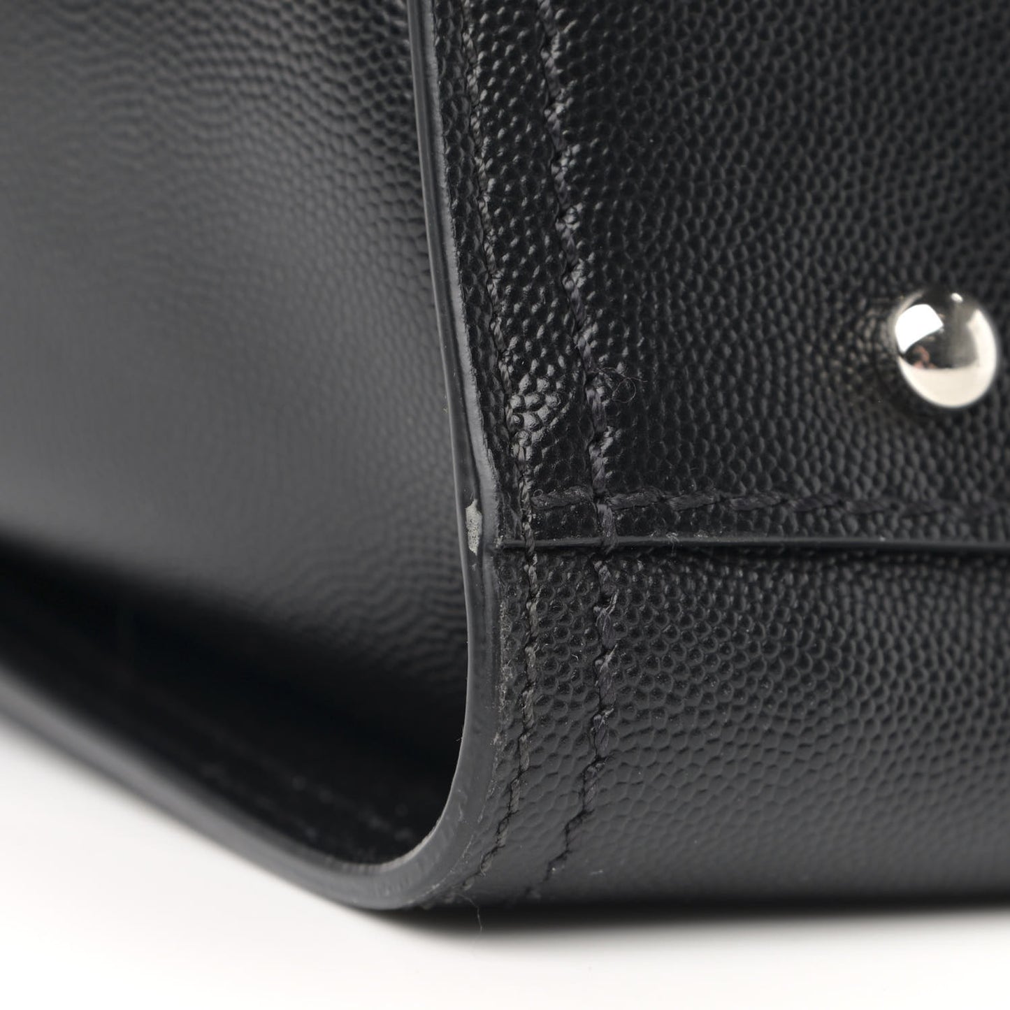 Caviar Small Studded Deauville Tote Black