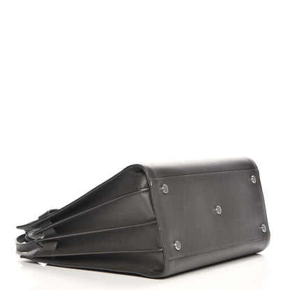 Saint Laurent Grained Calfskin Small Sac De Jour Coal 5 of 11