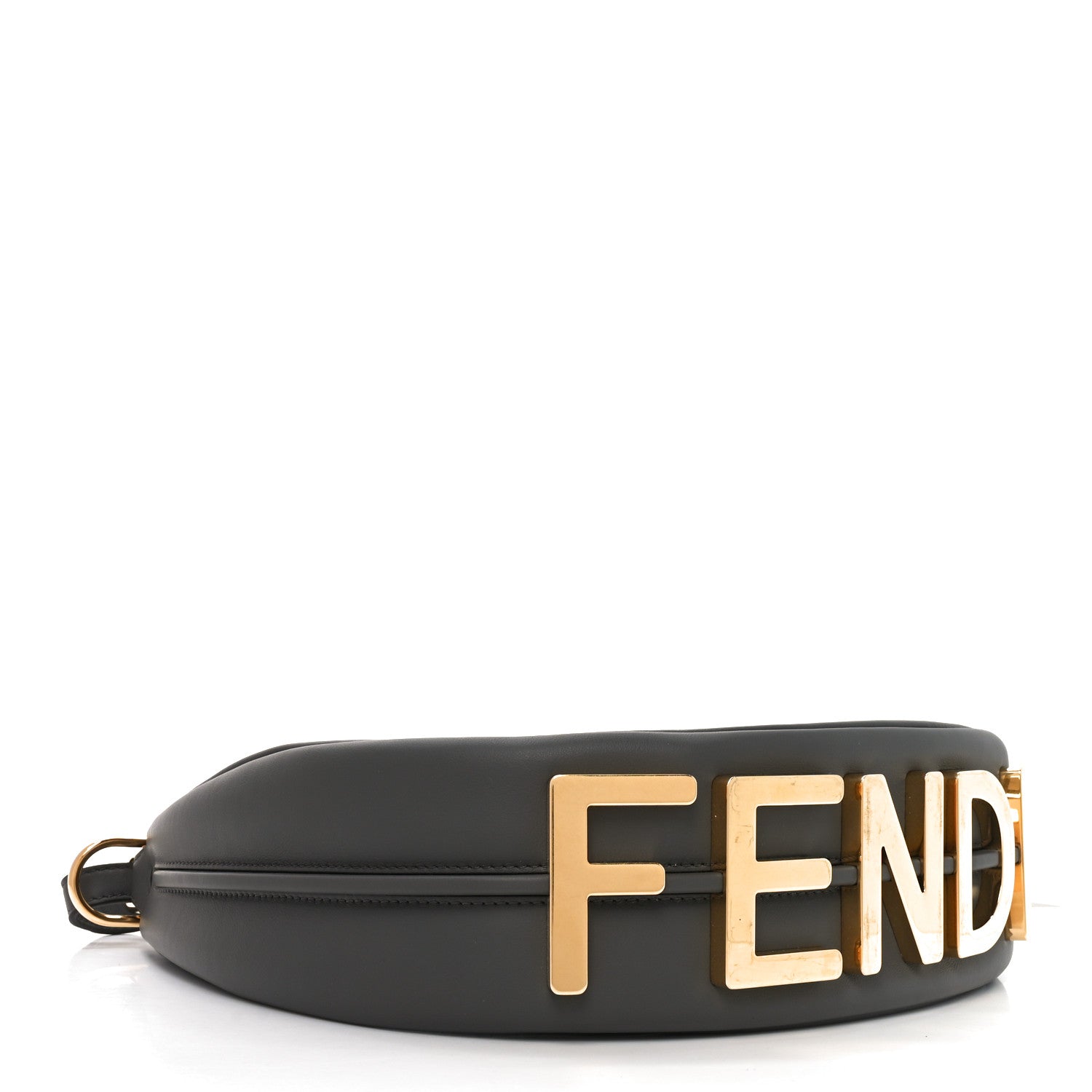 Fendi Vitello Grace Matte Small Fendigraphy Hobo Bag Anthracite 4 of 10
