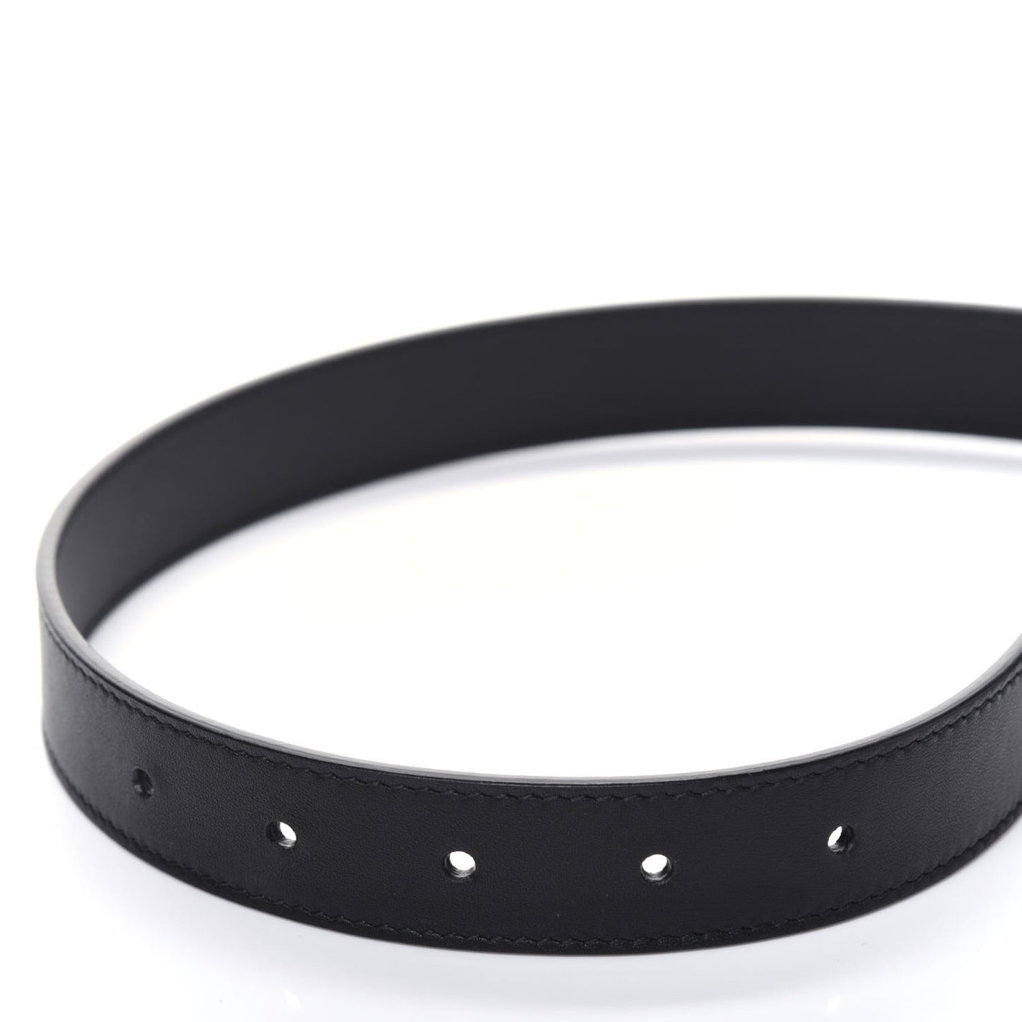 Calfskin Crystal Double G 30mm Belt 80 32 Black