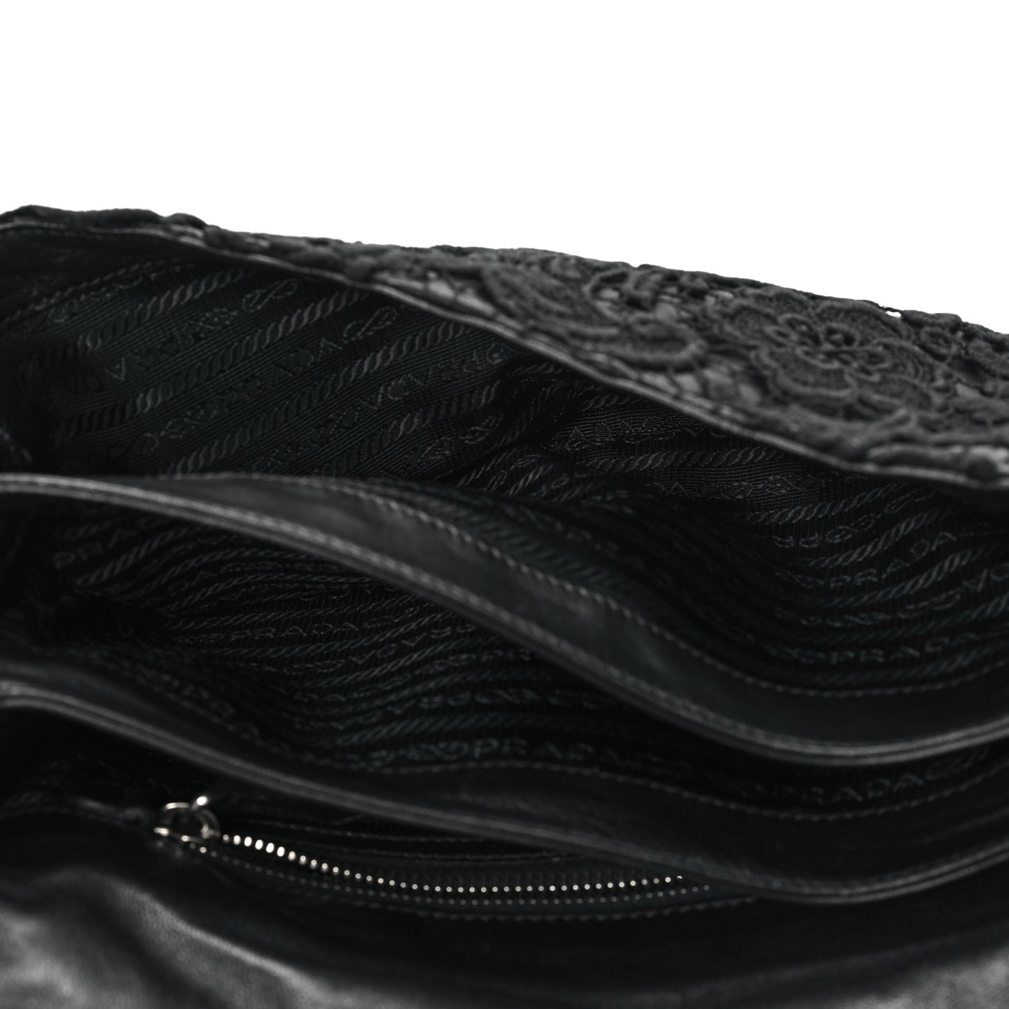 Lace Pizzo S Baguette Black