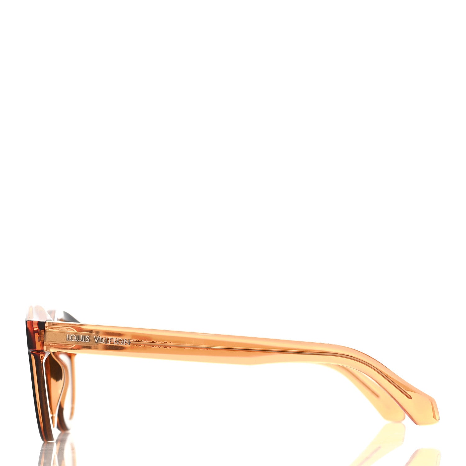 Louis Vuitton Acetate LV Urban Round Sunglasses Z2404W Black Orange 3 of 7