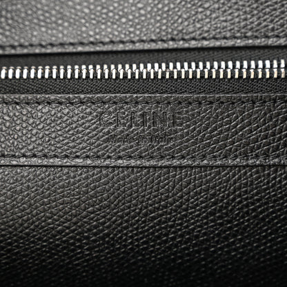 Celine Grained Calfskin Small Vertical Cabas Black 6 of 11
