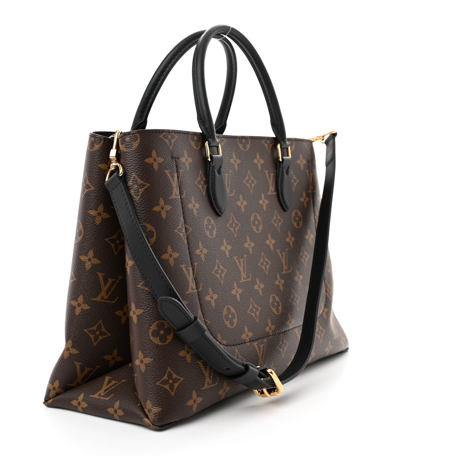 Louis Vuitton Monogram Flower Tote Black 3 of 11