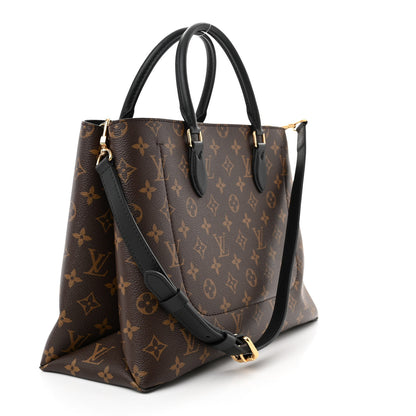 Louis Vuitton Monogram Flower Tote Black 3 of 11