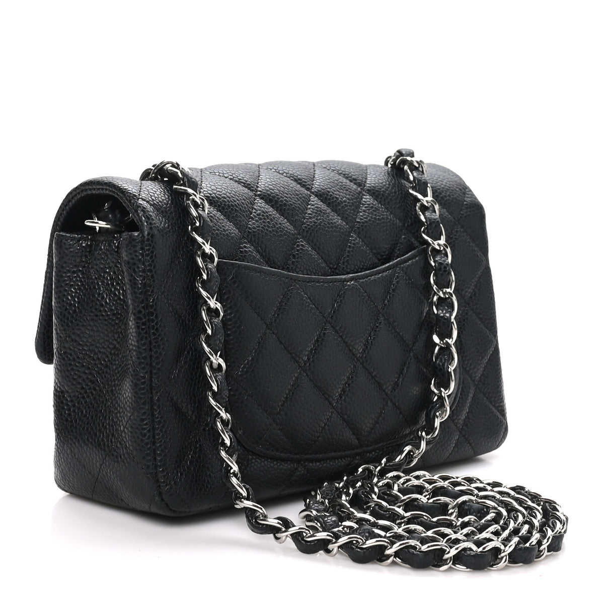 Chanel Caviar Quilted Mini Rectangular Flap Black 3 of 10