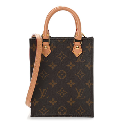 Louis Vuitton Monogram Petit Sac Plat 1 of 9