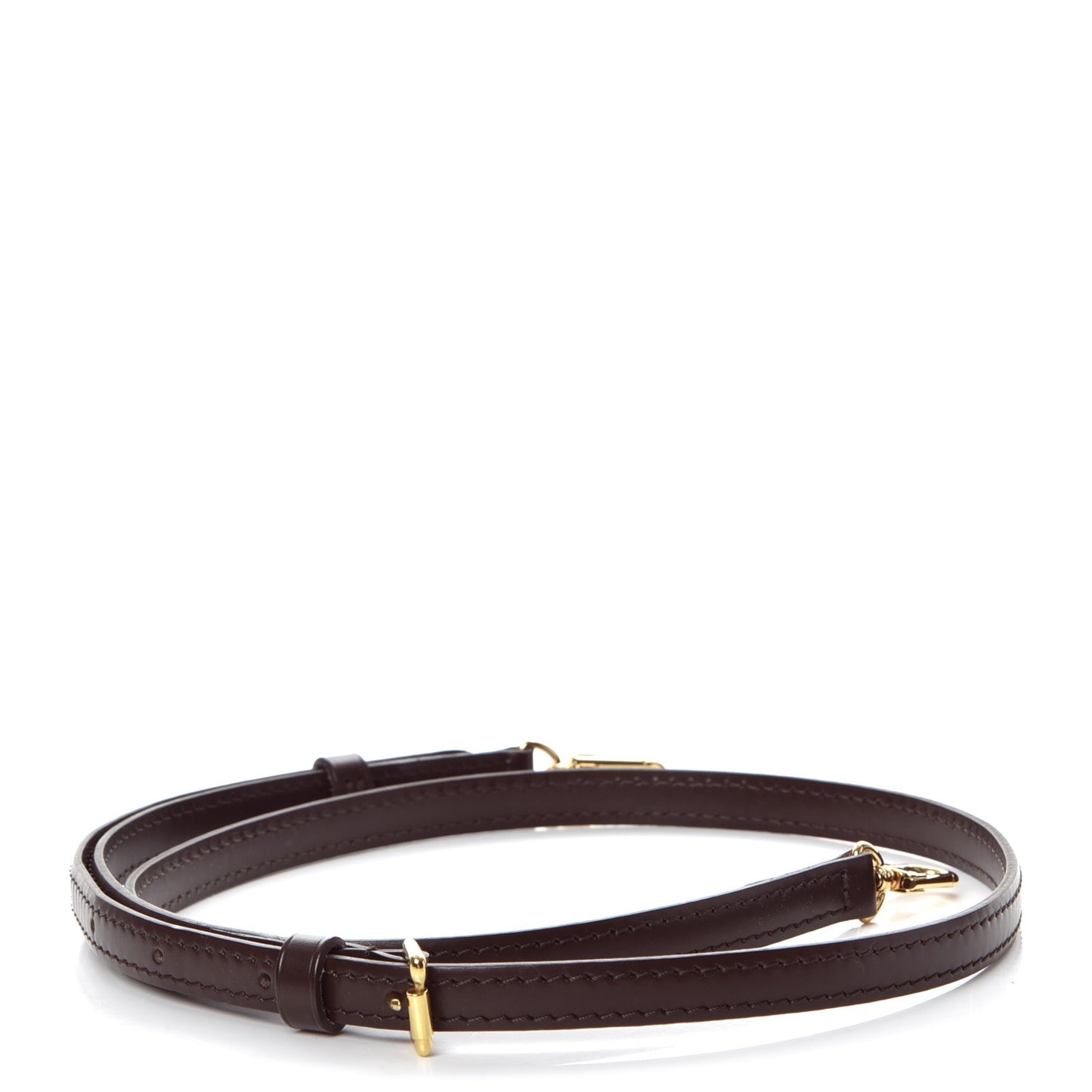 Calfskin 12mm Adjustable Shoulder Strap Brown