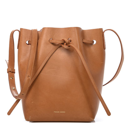 Mansur Gavriel Calfskin Mini Bucket Bag Cammello Rosa 1 of 13