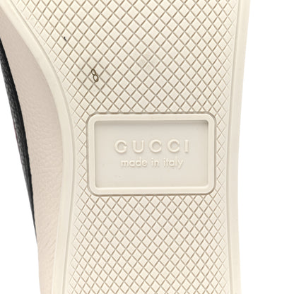 Gucci Calfskin Mens Web Falacer Sneakers 8 White Blue 7 of 10