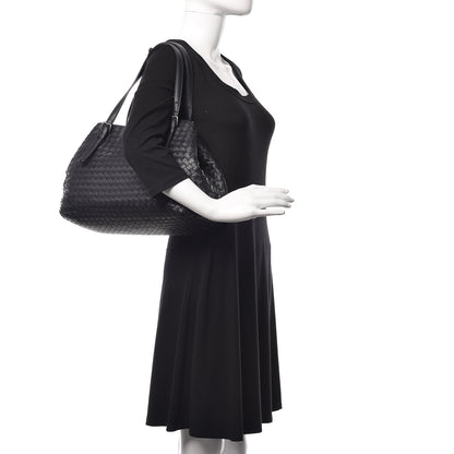 Bottega Veneta Nappa Intrecciato Medium Seamless Tote Black 2 of 10