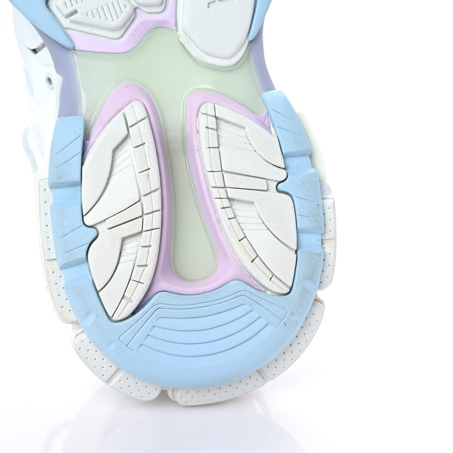 Mesh Nylon Womens Track Sneakers 39 White Pastel