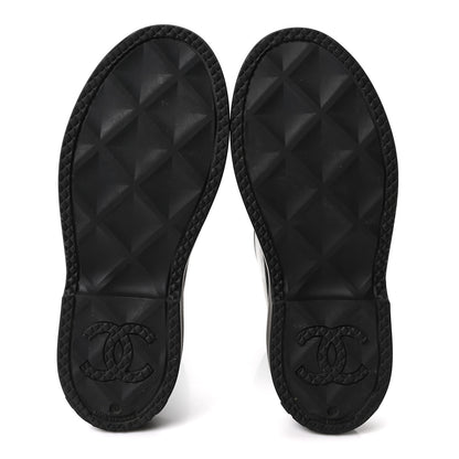 Chanel Caoutchouk CC High Boots 41 Black 6 of 10