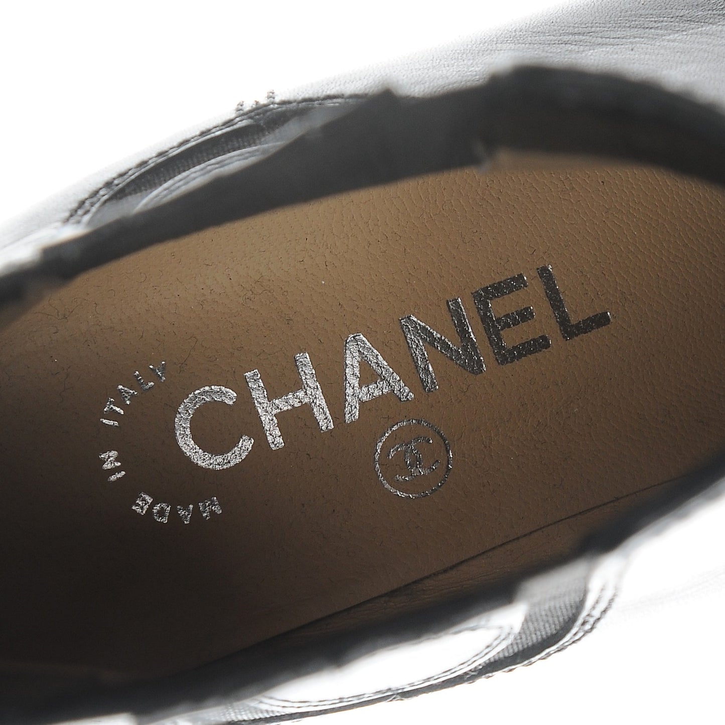 Calfskin Elastic Ankle Boots 37 Black