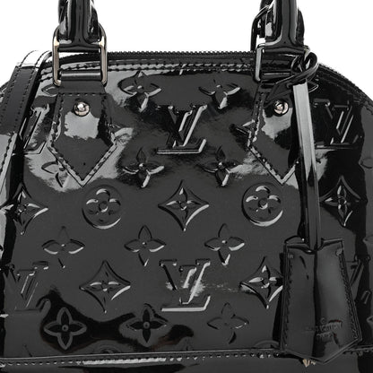 Louis Vuitton Vernis Alma BB Noir Magnetique 7 of 9