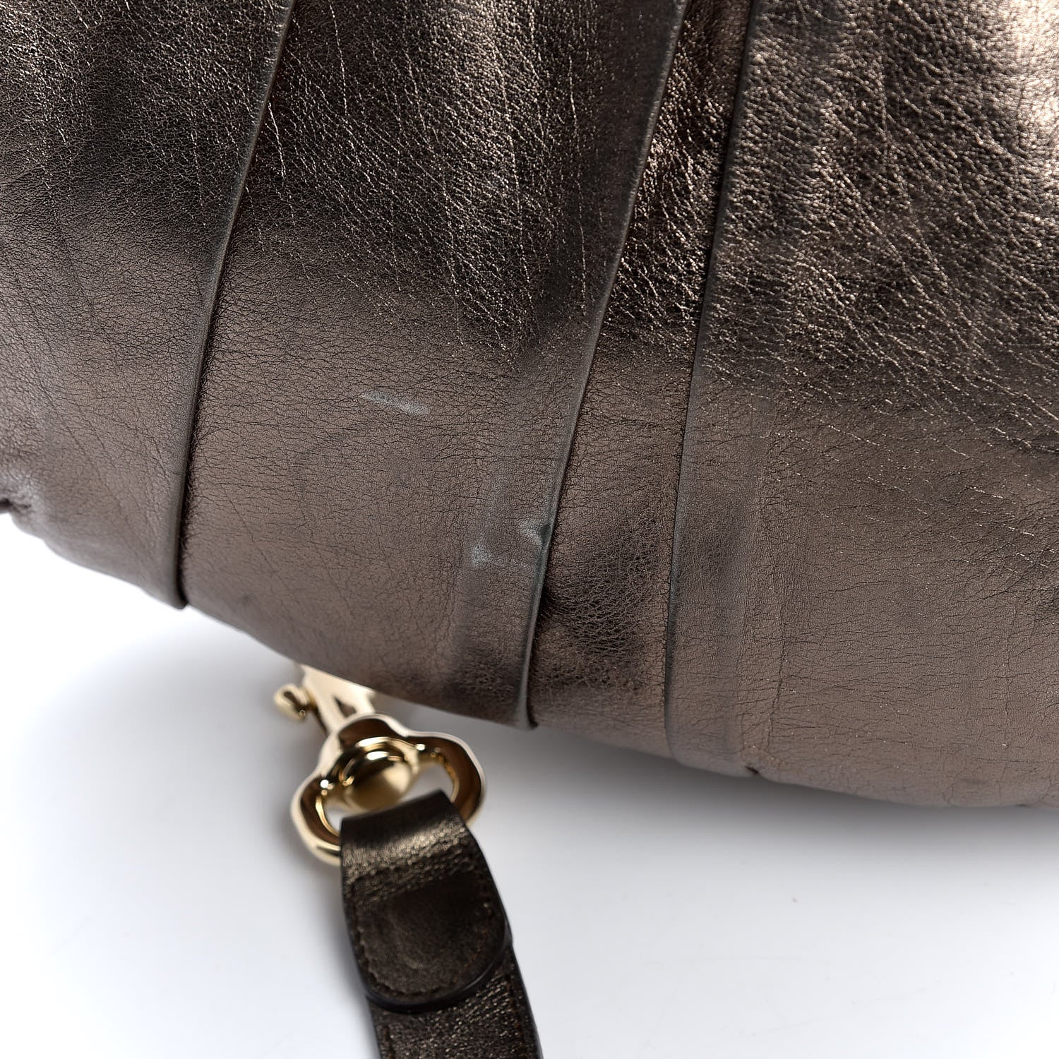 Gucci Metallic Medium Hysteria Top Handle Bag Gold 16 of 16