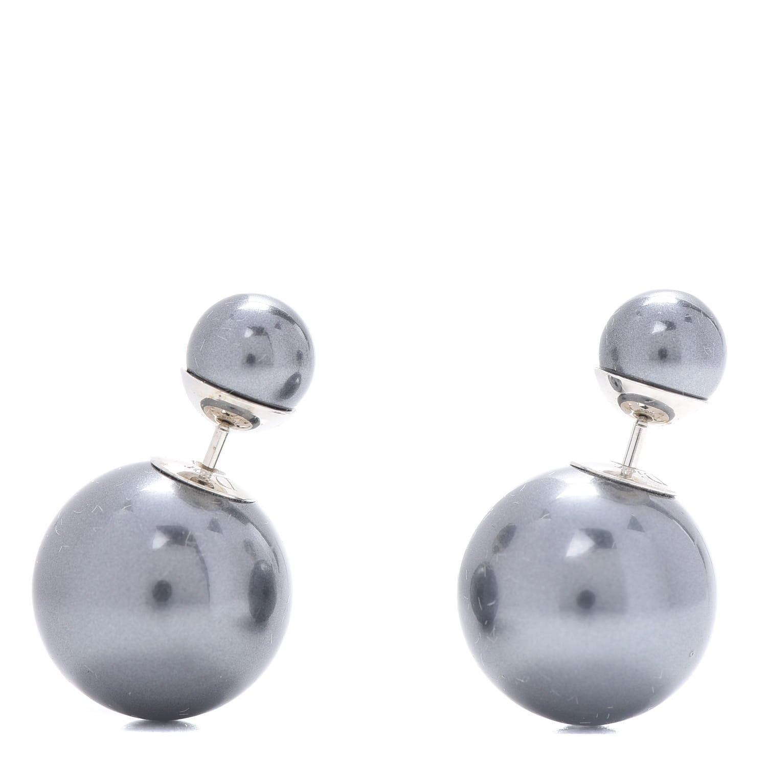 Christian Dior Mise En Dior Tribal Earrings Grey 1 of 4