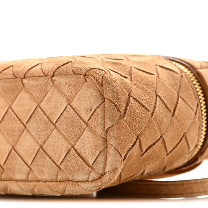 Bottega Veneta Suede Intrecciato Bang Bang Vanity Case Amber 10 of 12