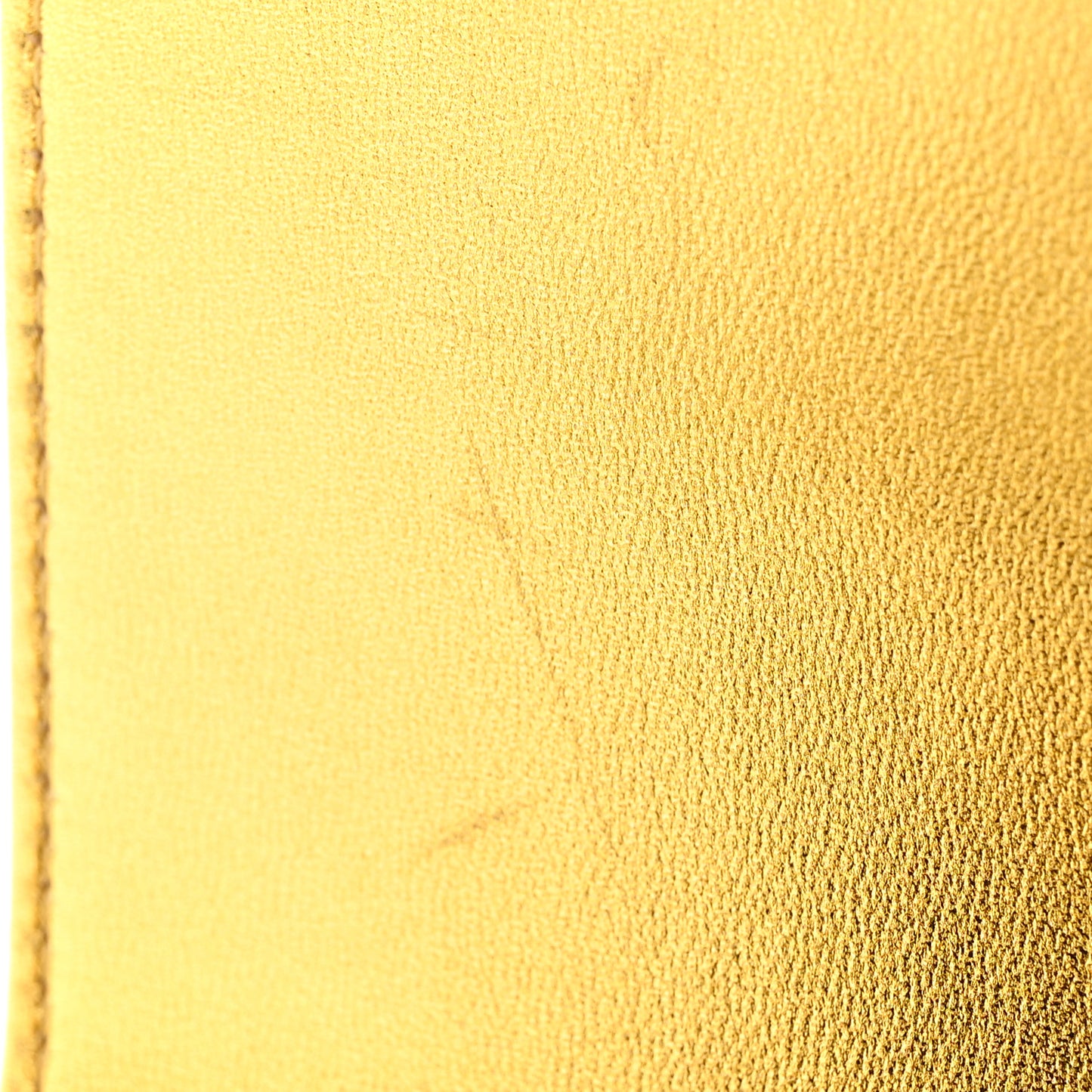 Metallic Patent Calfskin Quilted Small Boy Flap Gold