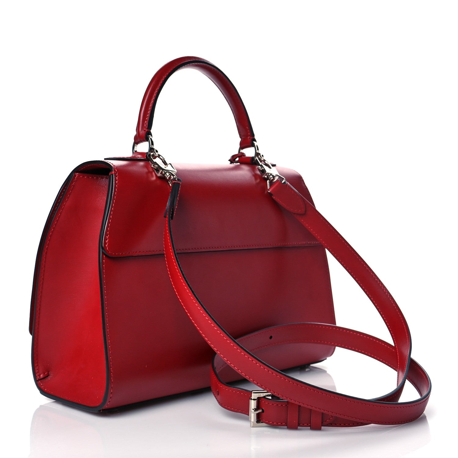 Moynat Taurillon Blush Rejane PM Madder 3 of 9