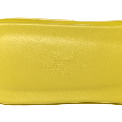 Hermes Epsom Oran Sandals 37.5 Jaune Pollen 7 of 9