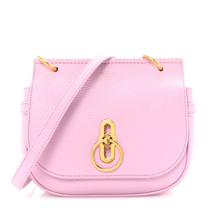Mulberry Small Classic Grain Small Amberley Satchel Lilac 1 of 9